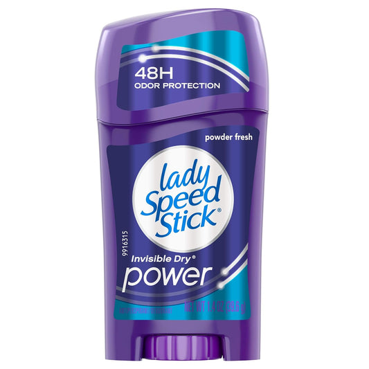 Lady Speed Stick Power Antiperspirant, Powder Fresh, 1.4 Ounce : Deodorants : Beauty & Personal Care
