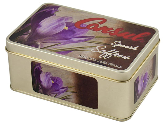 Roland Foods Consul Spanish Saffron, Specialty Imported Food, 1-Ounce Tin