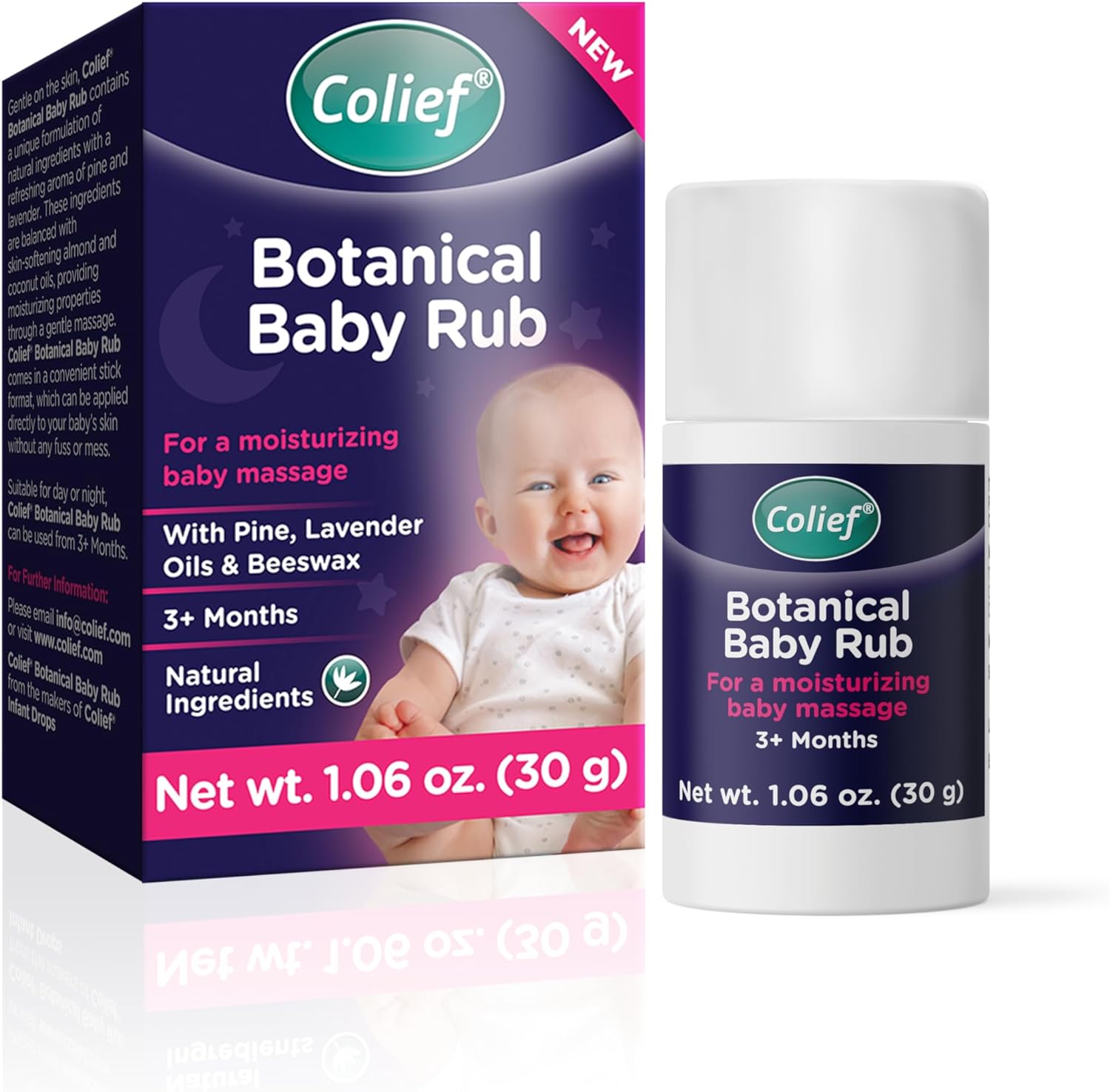 Colief Botanical Baby Rub for Infants | Soothing Chest Rub for Babies | 1.05 oz (30 g)