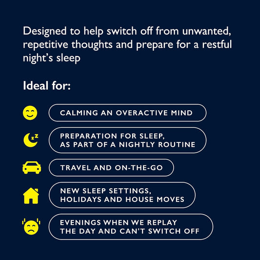 Rescue Night Spray (20Ml), For A Natural Night'S Sleep, Natural Flower Essences, Helps Switch Off From Repetitive Thoughts, Disconnect From Distractions, Night Support, Aid A Restful Night
