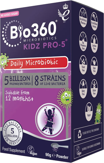 Natures Aid Bio360 Pro-30 Max – 30 Billion Cfu Probiotic – Supports Gut Health, Immunity & Digestion – Vegan, Gluten-Free, Non-Gmo, High Strength Live Cultures For Gut Digestion Health - 30 Capsules