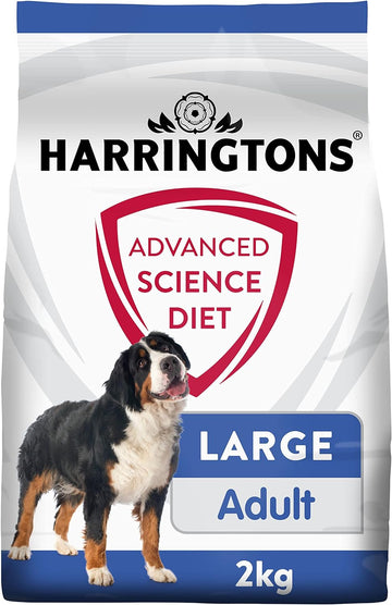 Harringtons Advanced Science Diet Complete Large Breed Adult Dry Dog Food 2kg (Pack of 4) - Vet Endorsed Nutrition?HARRASLB-C2