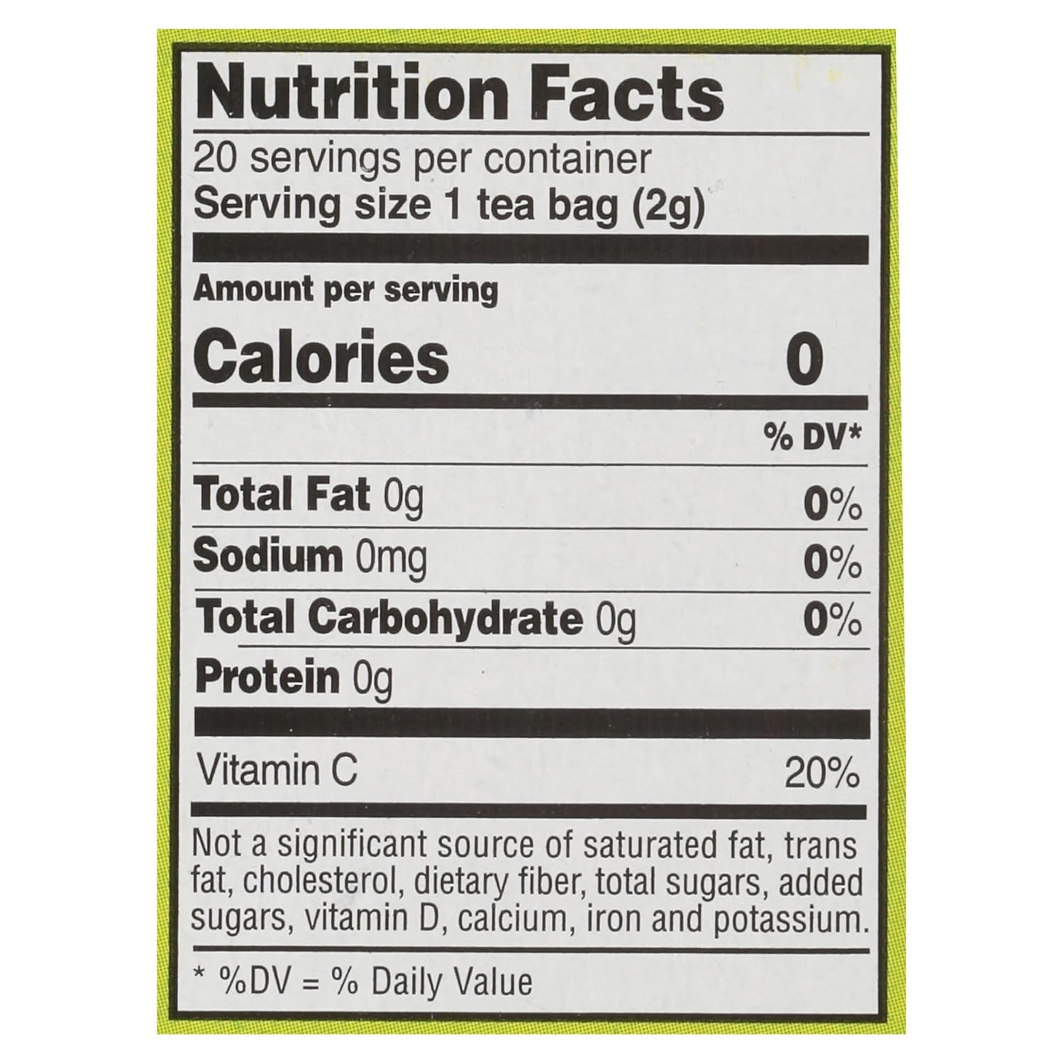 Celestial Seasonings Green Tea, Authentic, Contains Caffeine, 20 Tea Bags (Pack Of 6) (Packaging May Vary)