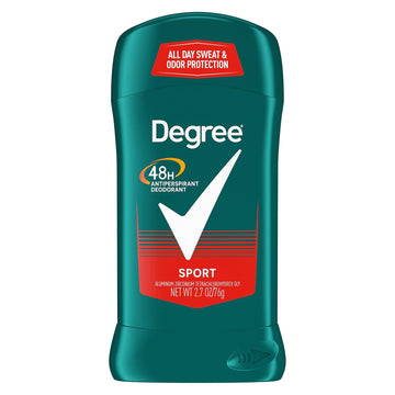 Degree Men Original Antiperspirant Deodorant For Men, Pack Of 4, 48-Hour Sweat And Odor Protection, Sport 2.7 Oz