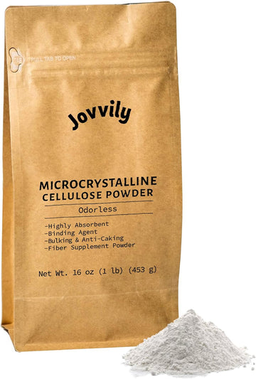 Microcrystalline Cellulose Powder - 1 Lb - Fiber Supplement - Binding Agent