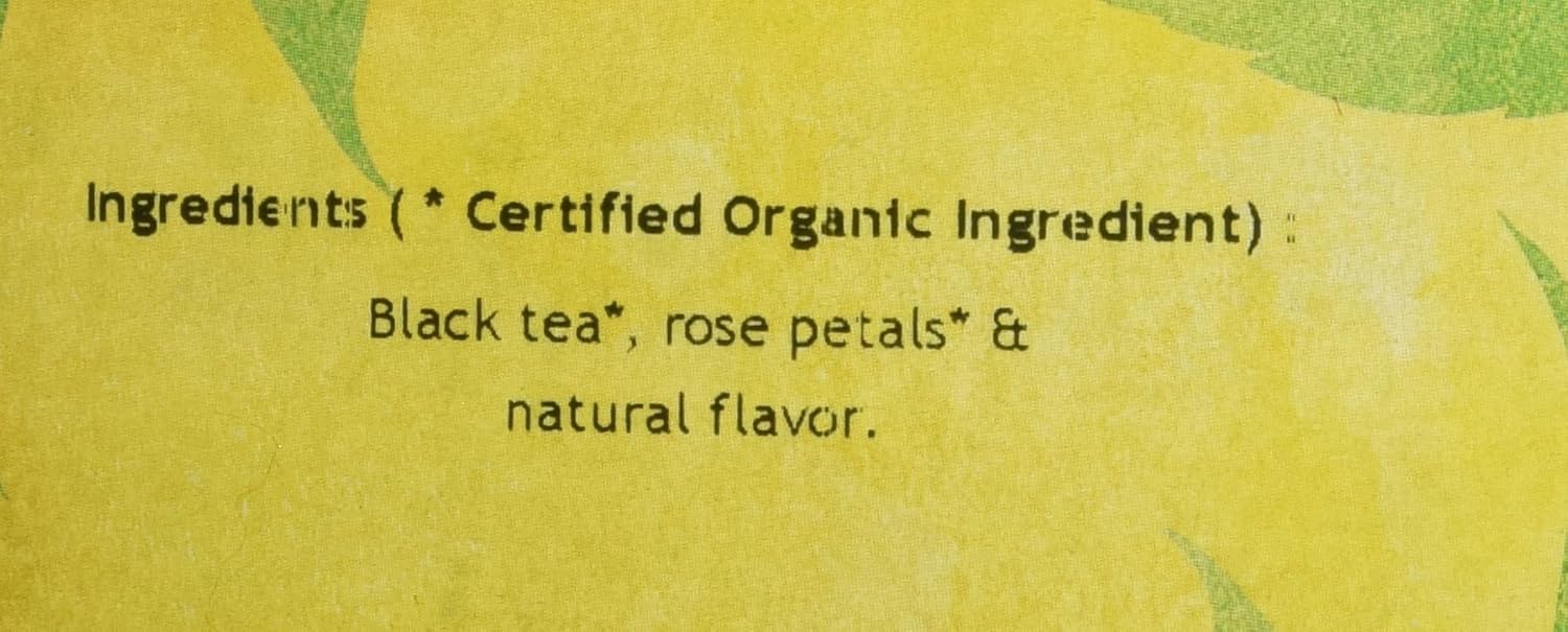 Davidson's Organics, Earl Grey Rose, Loose Leaf Tea, 16-Ounce Bag