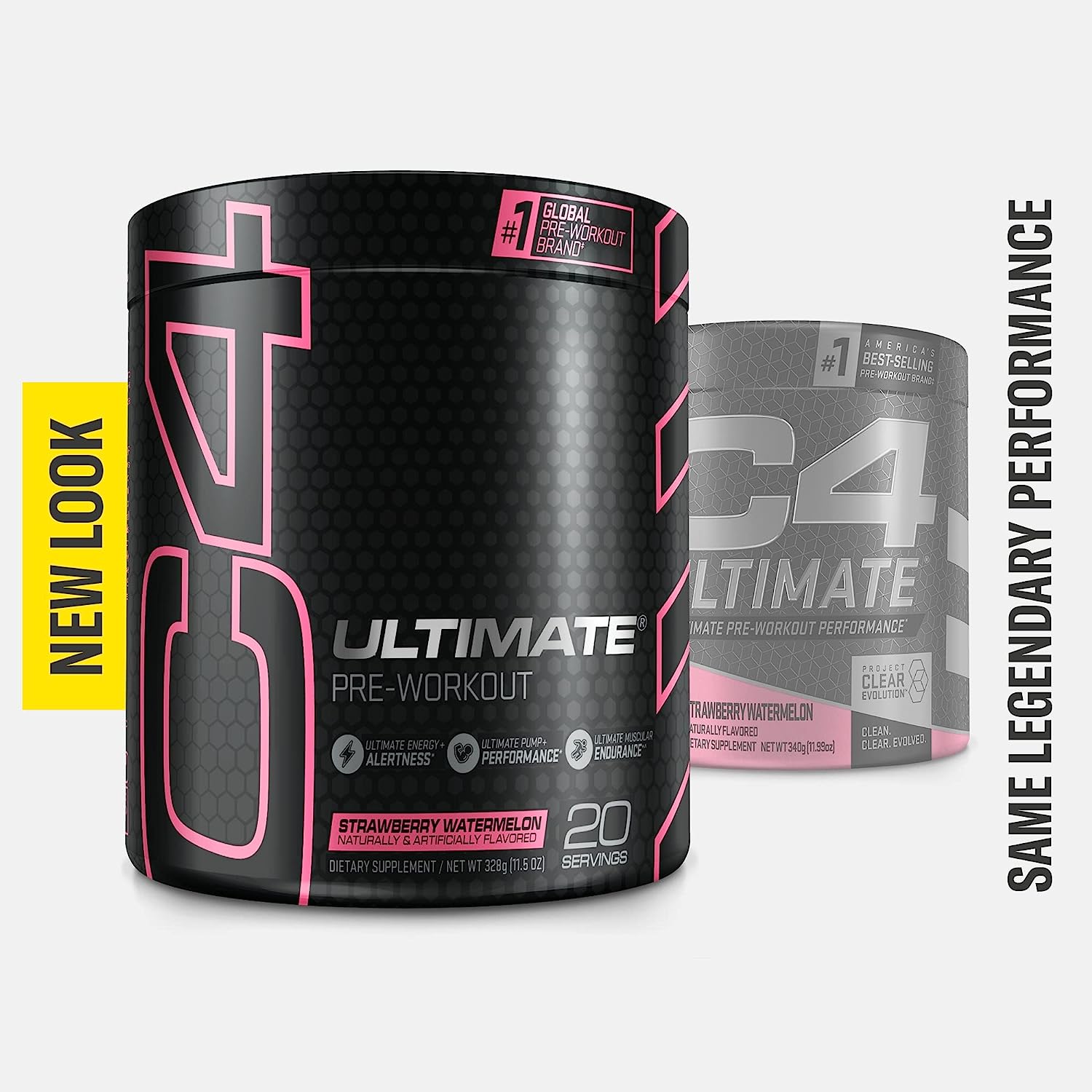 Cellucor C4 Ultimate Pre Workout Powder Watermelon - Sugar Free Preworkout Energy Supplement for Men & Women - 300mg Caffeine + 3.2g Beta Alanine + 2 Patented Creatines - 20 Servings : Everything Else