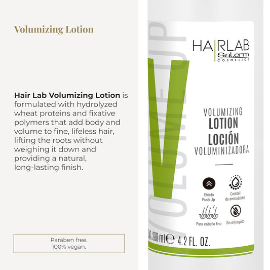 Salerm - Fine Hair Volume Spray - Volumizing Lotion - 200 Ml - Hair Lotion With Caffeine And Amino Acids - Adds Body And Volume To Hair - Paraben-Free