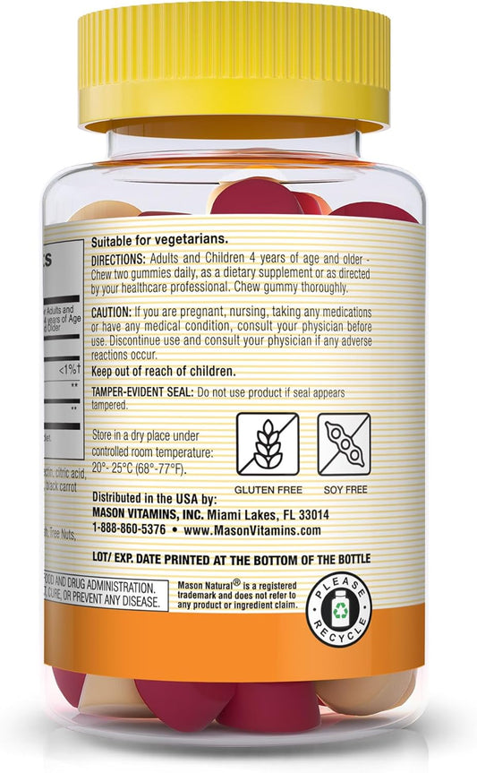 Mason Natural Sugar Free Probiotic Gummies