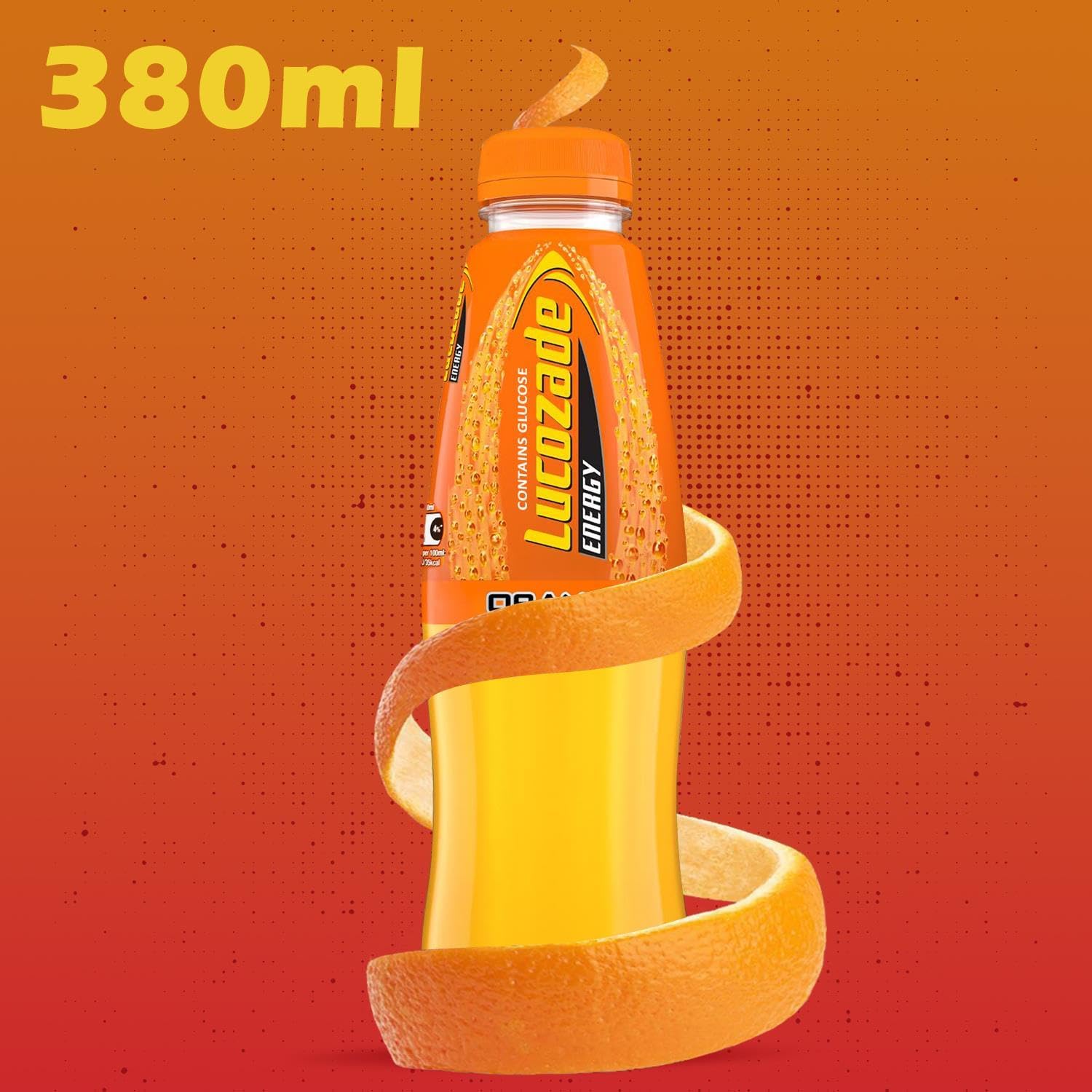 Lucozade Energy Orange Crush Drink (Pack Of 12)