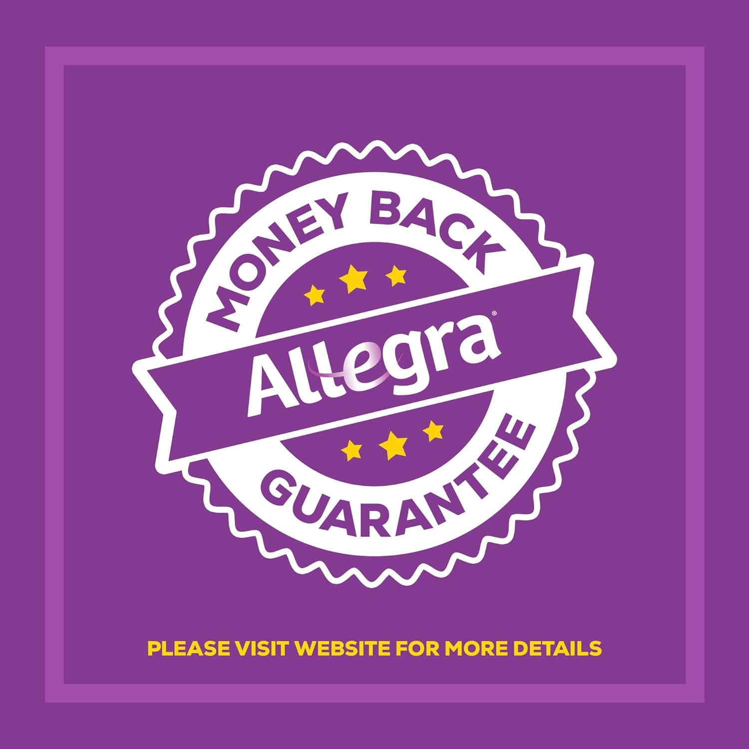 Allegra Adult 24HR Non-Drowsy Antihistamine, 15 Tablets, Fast-acting Allergy Symptom Relief, 180 mg : Health & Household