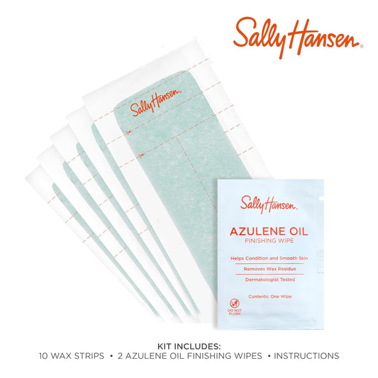 Sally Hansen Hair Remover Snip & Use Wax Strips For Face & Body