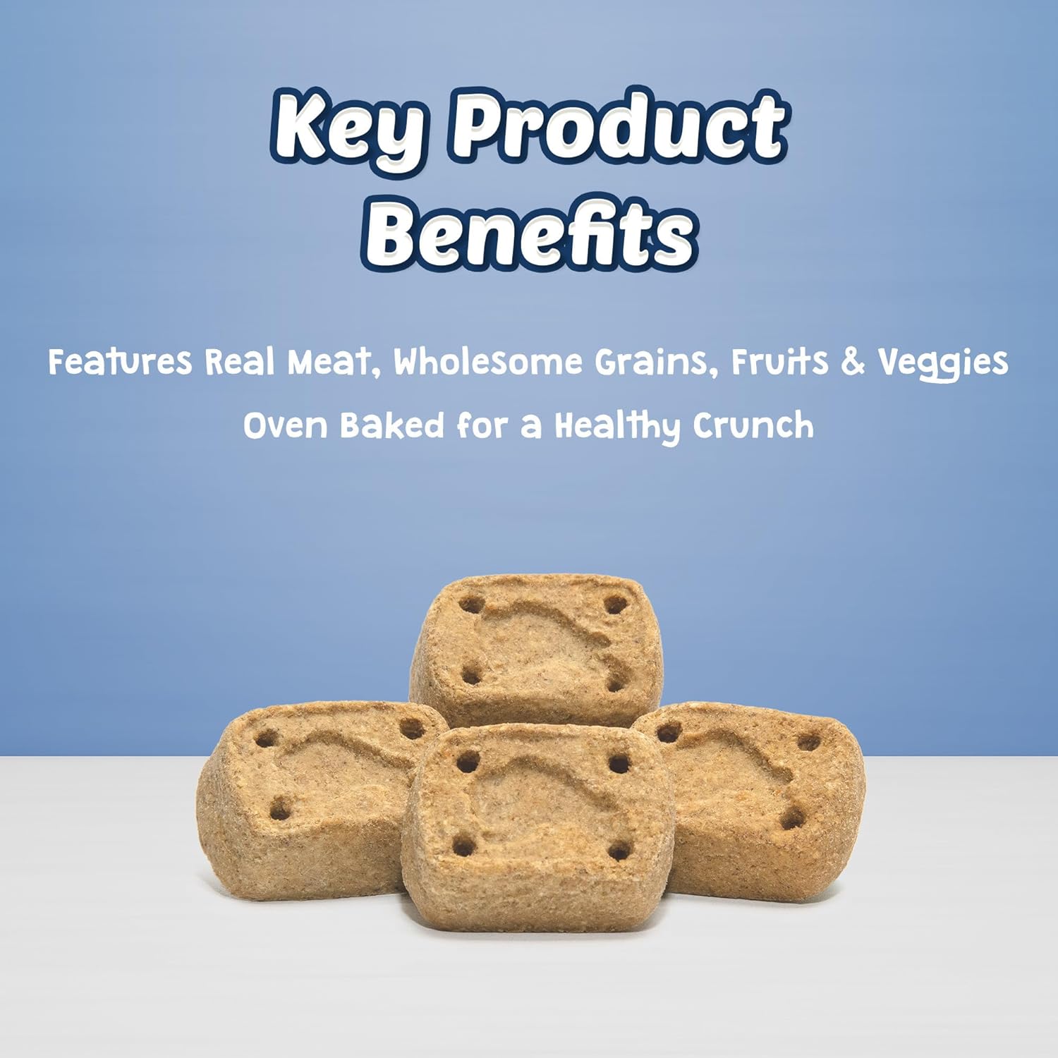 Blue Buffalo Mini Health Bars Crunchy Dog Biscuits, Oven-Baked With Natural Ingredients, Bacon, Egg & Cheese, 2-lb. Box : Pet Supplies
