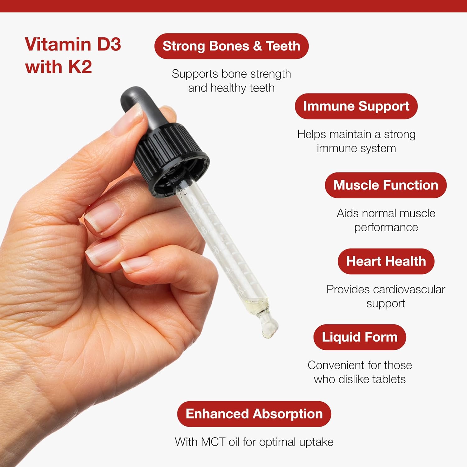 Metagenics Vitamin D3 with K2 Liquid Drops - Bone Health & Immunity - Orange, 30ml : Amazon.co.uk: Health & Personal Care
