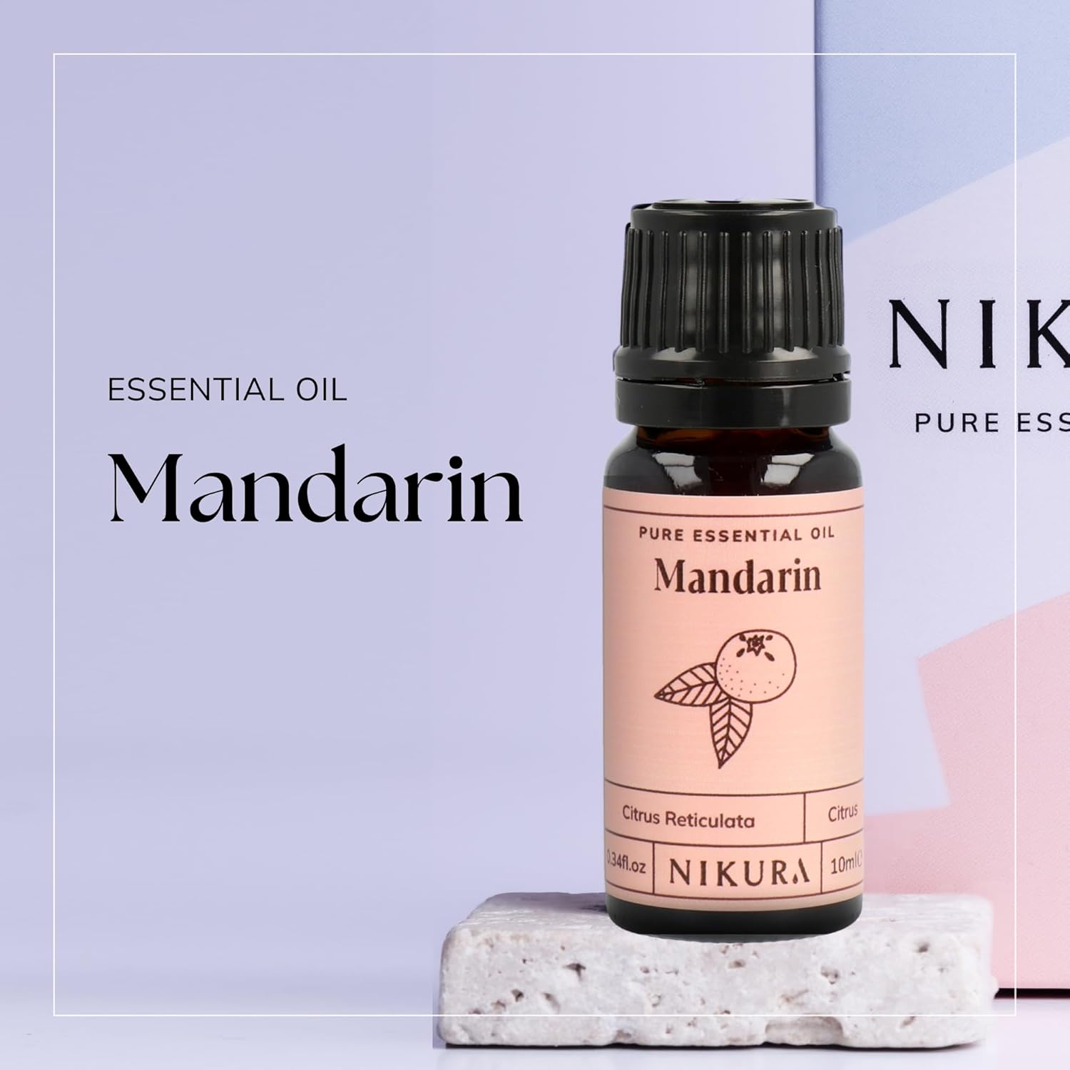 Nikura Mandarin Essential Oil - 100ml | 100% Pure Natural Oils | Perfect for Aromatherapy, Diffusers, Humidifier, Bath | Great for Self Care, Lifting Mood, Improving Sleep | Vegan & UK Made : Amazon.co.uk: Health & Personal Care