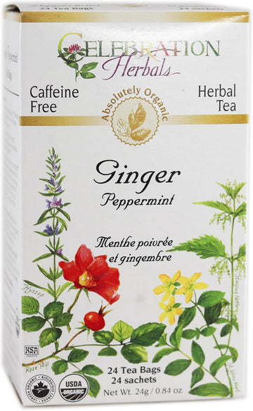 Celebration+Herbals+Ginger+Peppermint+24+Count
