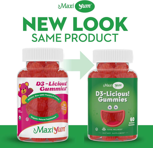 Maxi Health Vitamin D Gummies (60 Gummies)