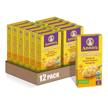 Annie'S Organic Vegan Mac, Shells And Sweet Potato Pumpkin, 6 Oz