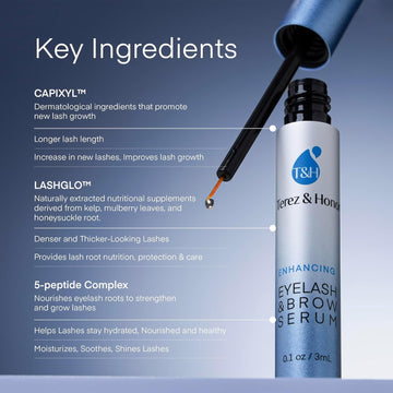 Natural Eyelash Growth Serum 2 Pack - Korean Lash Enhancer For Longer, Fuller Lashes & Thicker Eyebrows, Hypoallergenic Formula With Peptides, Biotin & Plant Extracts - Made In Korea