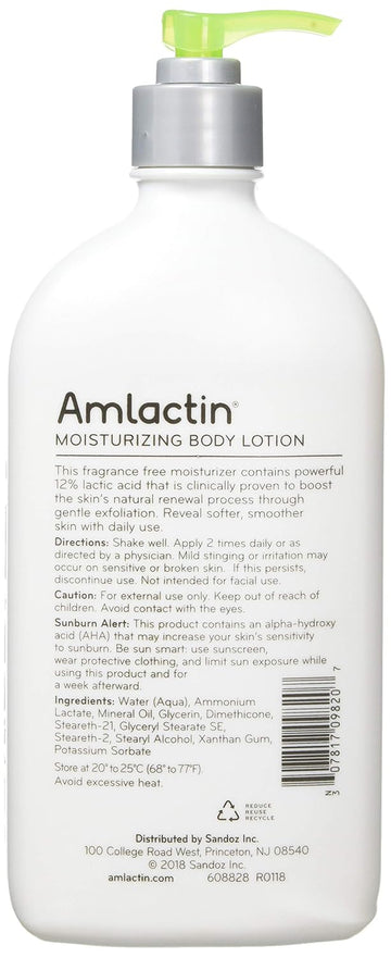Amlactin 12 % Moisturizing Lotion - 567 G / 20 Oz