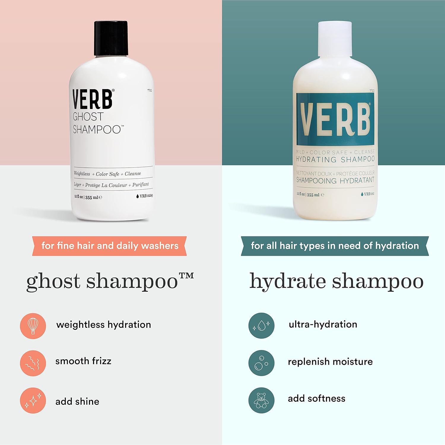 VERB Ghost Shampoo, 32 fl oz : Beauty & Personal Care