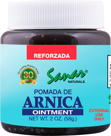 Sanar Naturals Arnica Dark Ointment Relief, 2 oz - Fast Action for Joi