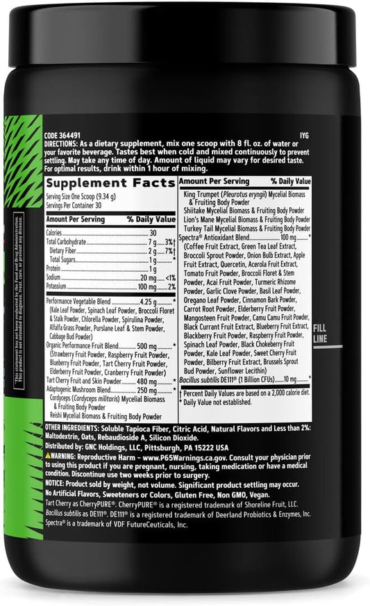 Gnc Superfoods Amplified Greens Blue Pomegranate