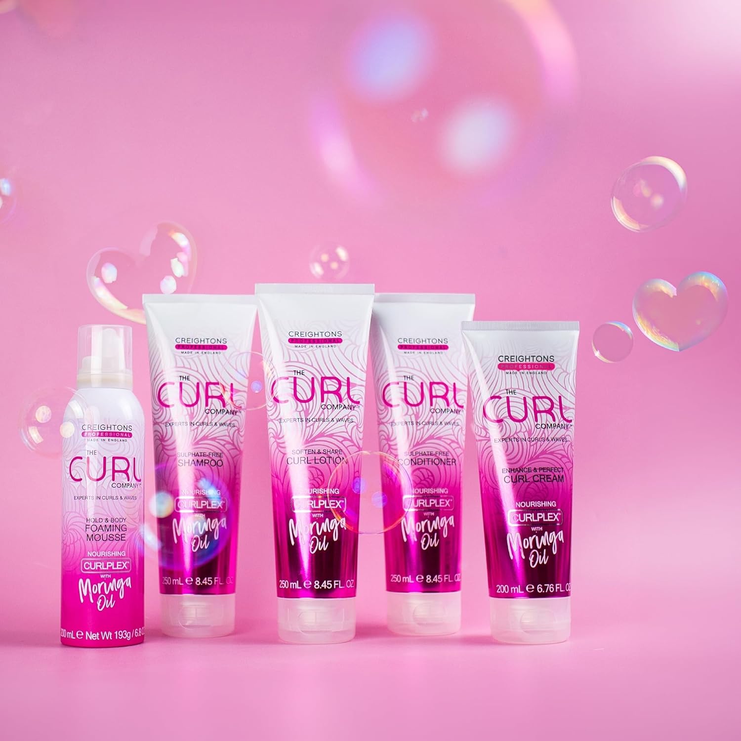 The Curl Company Sulphate-Free Shampoo (250 ml) - Gentle to Curls and Scalp, Perfect for Curls, Kinks, Coils and Waves Professionally formulated with Curplex & Nourishing Moringa Oil. : Amazon.co.uk: Beauty