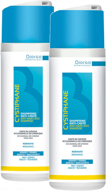Bailleul Cystiphane Cystine B6 Shampoo For Hair Loss, Cystine B6, 2 X 200 Ml