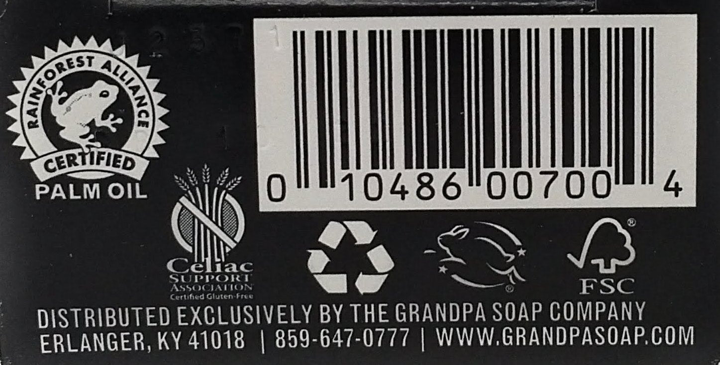 Grandpas Wonder Pine Lathers White Tar Bath Bar Soap - 3.25 Oz : Adaptive Daily Living Aids : Beauty & Personal Care