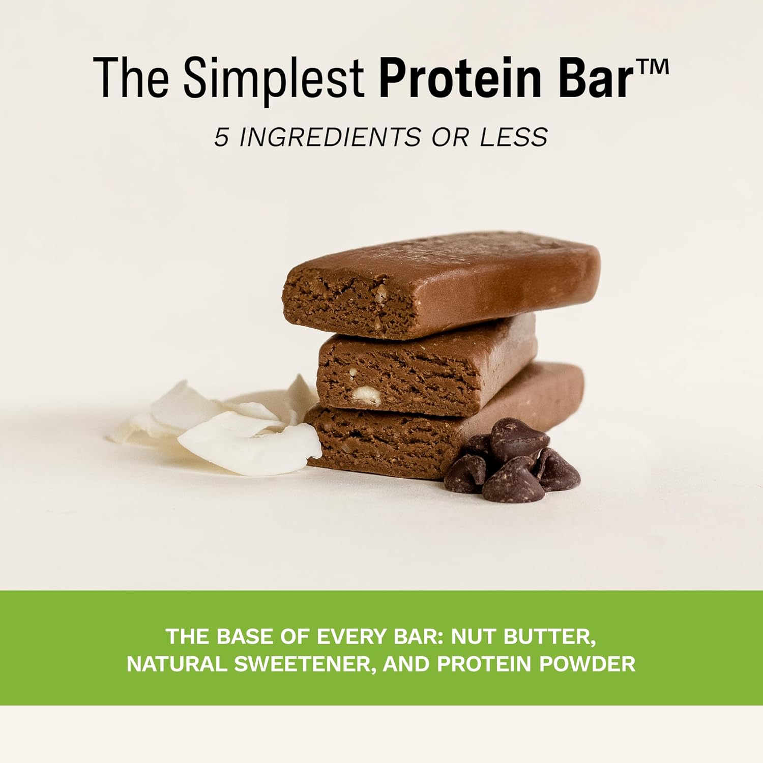 Rise Pea Protein Bar - Chocolately Coconut | Breakfast Bar & Protein Snack 15g Protein Just 5 Whole Food Ingredients Non-GMO Gluten-Free Soy Free : Health & Household