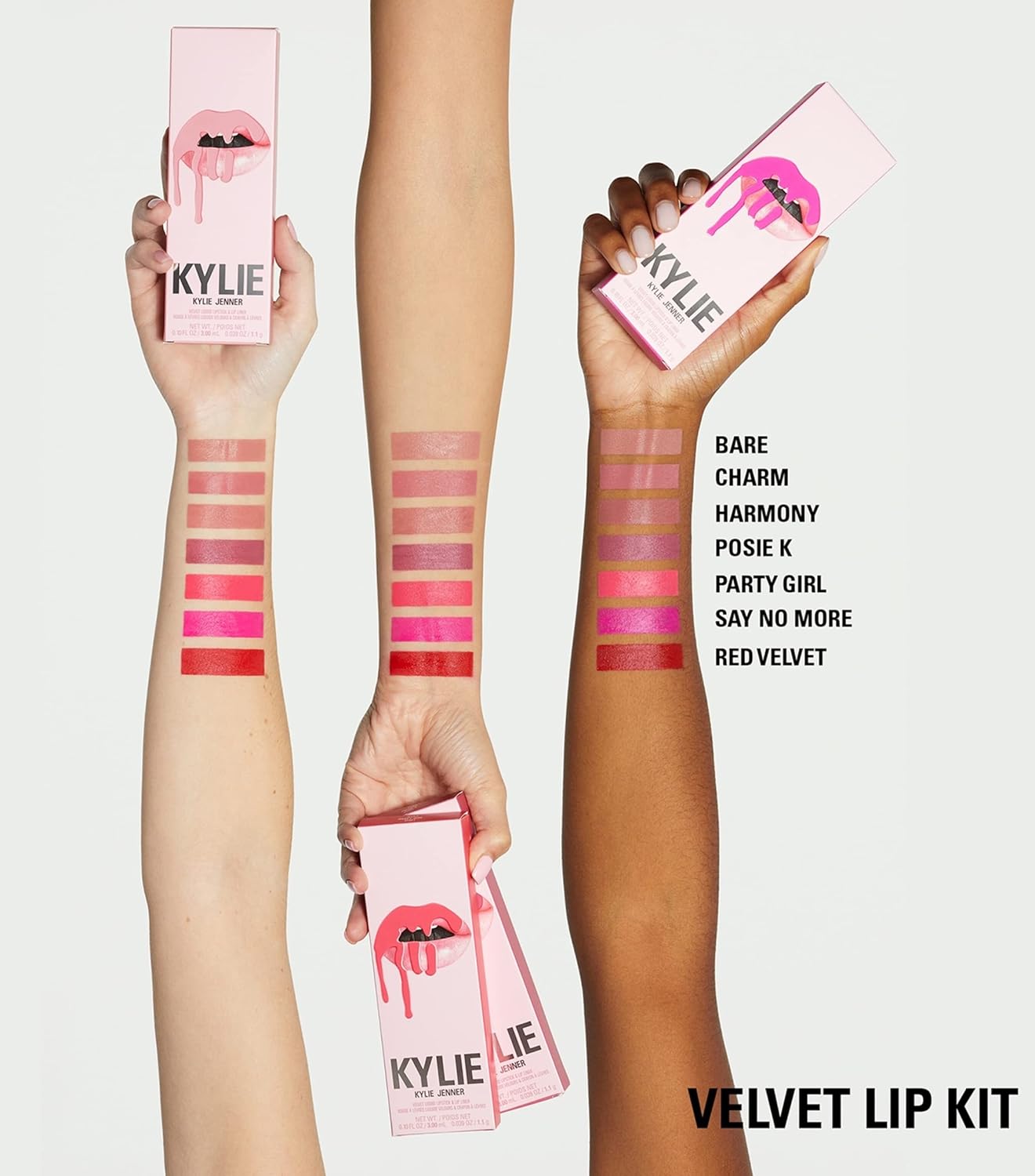 Kylie Jenner Cosmetics Lip Kit -(Bare) Liquid Lipstick And Lip Liner Matte : Beauty & Personal Care