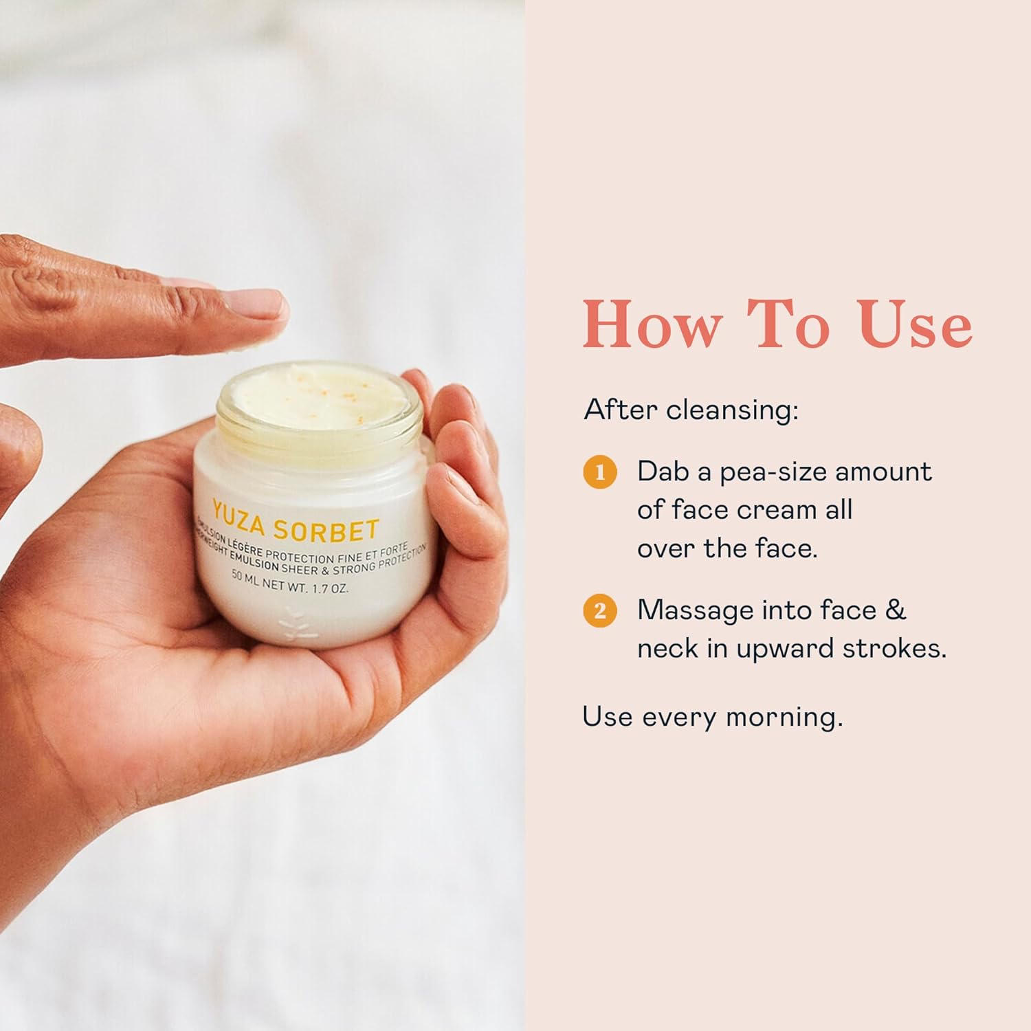 Erborian Vitamin C Face Cream, Yuza Sorbet - Day Cream That Hydrates, Boosts Radiance, & Soothes Dehydrated Skin - Facial Moisturizing With Vitamin C : Beauty & Personal Care