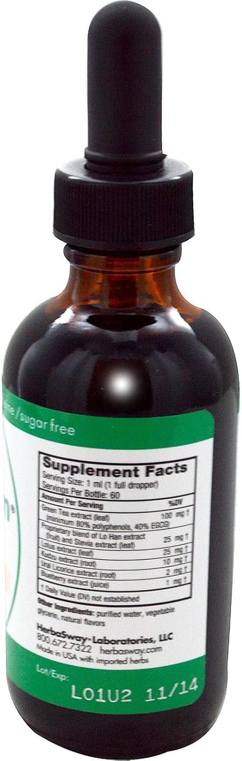 Herbasway Laboratories Herbagreen Tea Impeccably Peach - 2 Fl Oz : Health & Household