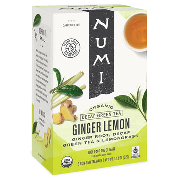 Numi Organic Orange Spice Tea, 16 Tea Bags, White Tea With Citrus & Spices, Low Caffeine (Packaging May Vary)