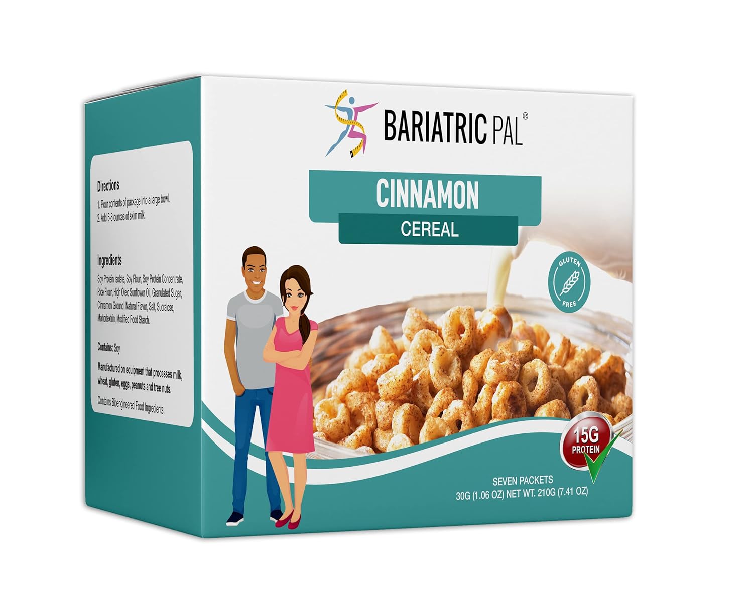 BariatricPal Protein Cereal - Cinnamon Vanilla (1-Pack)