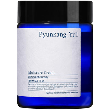 Pyunkang Yul Moisture Cream - Korean Skin Care Face Cream - Facial Moisturizer For Dry And Combination Skin Types - Natural Ingredients Shea Butter, Jojoba Seed Oil Deeply Moisturize Skin - 3.4 Fl Oz