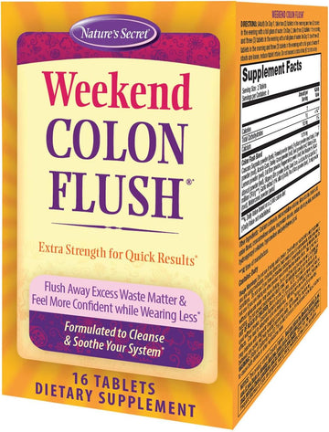 Nature'S Secret Weekend Colon Flush 16 Capsule