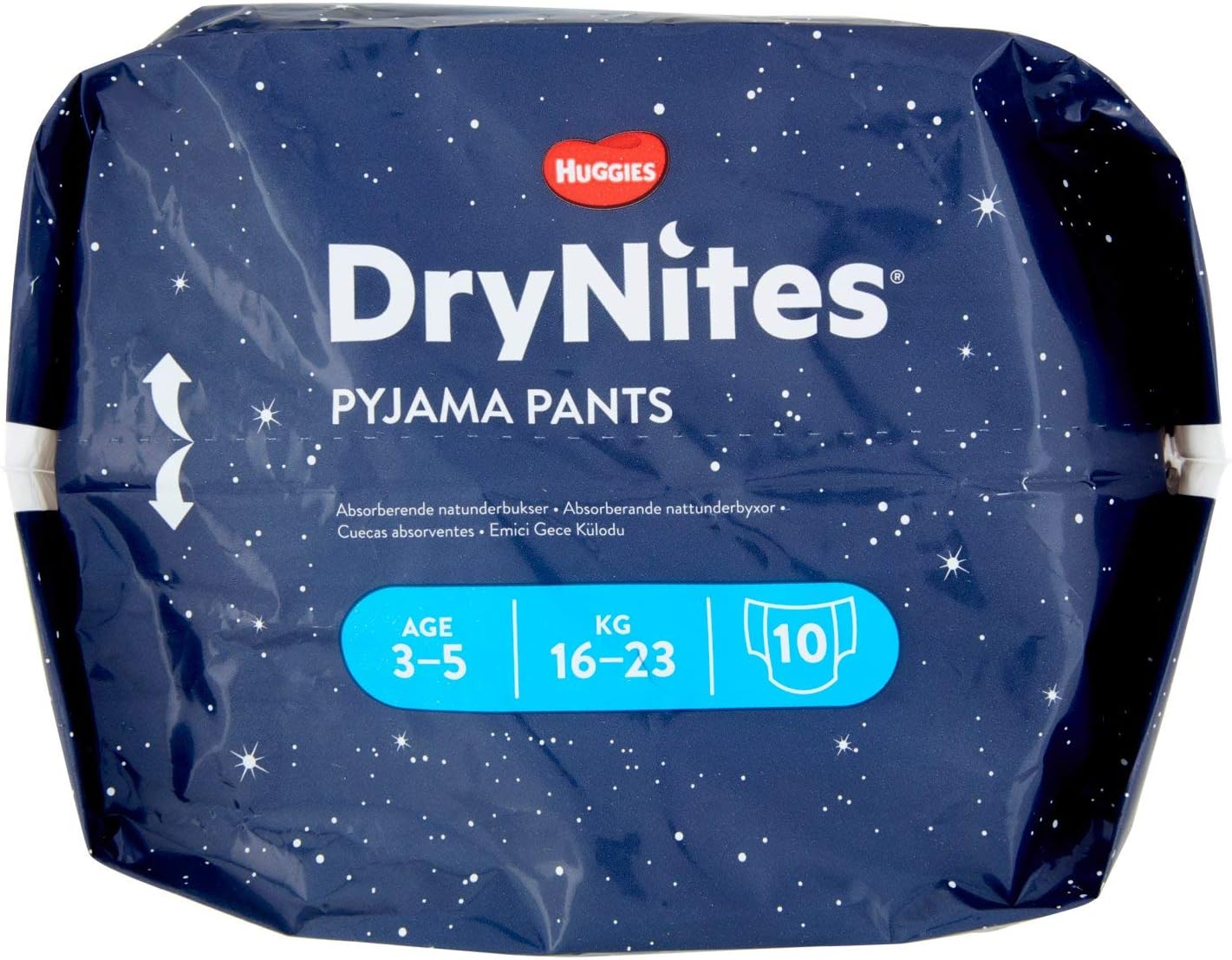 Huggies DryNites, Boys’ Night Time Pants - Sizes 3-5 Years (10 Pants) - Absorbent Pyjama Pants for All Night Comfort - Unbeatable Night Time Protection : Amazon.co.uk: Health & Personal Care