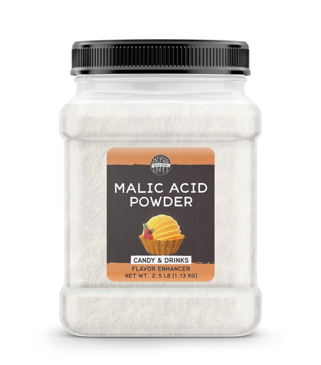 Birch & Meadow Malic Acid Powder, Flavor Enhancer, Sour Candies (2.5 Pounds)