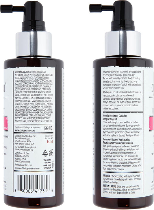 Curlsmith - Root Boost Uplifting Spray, Volumizing Styling Spray, Medium Hold, For Wavy, Curly Or Coily Hair, Vegan (177Ml/6Fl Oz)