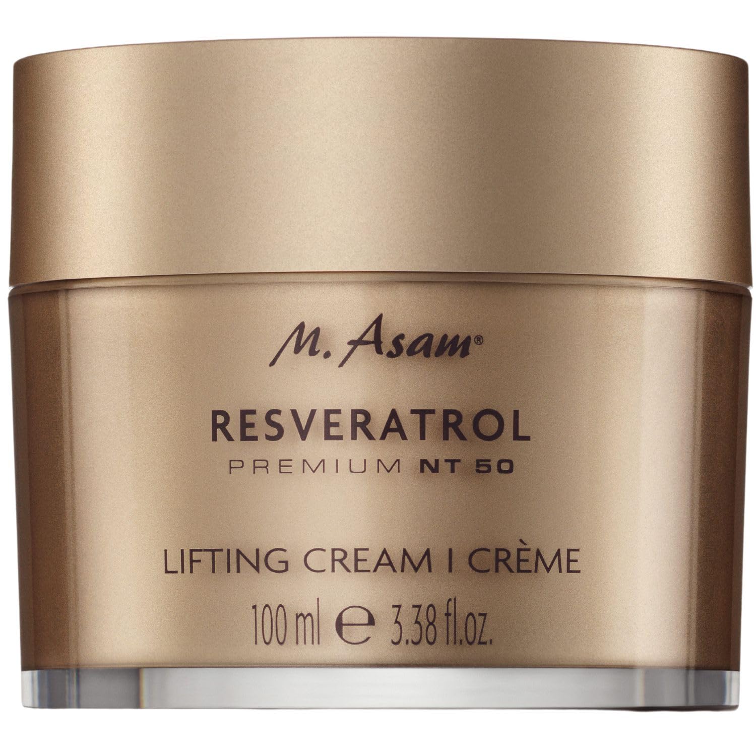 M. Asam Resveratrol Premium Lifting Cream (1.69 Fl Oz) - Anti-Aging Face Moisturiser, Resveratrol Day And Night Cream, Hydrating Skin Care With Peptides, Vegan Face Cream