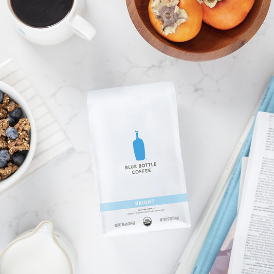 Blue Bottle Whole Bean Organic Coffee, Bright, Light Roast, 12 Ounce Bag (Pack Of 1)