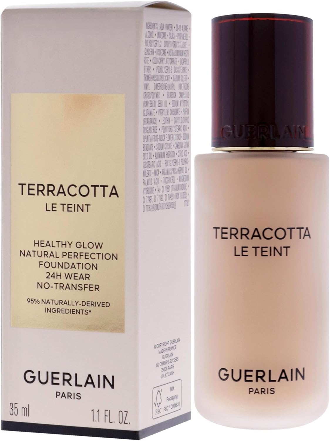 Terracotta Le Teint Foundation - 3N Neutral By Guerlain For Women - 1 Oz Foundation