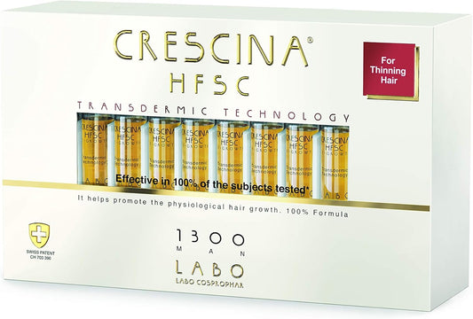 Crescina Hfsc Transdermic Technology Physiological Hair Growth 1300 Men 20 Vials
