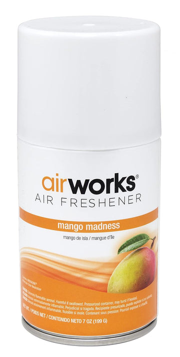 Hospeco Health Gards 07917 Mango Madness Metered Aerosol Air Freshener, 7 oz Can (Case of 12)