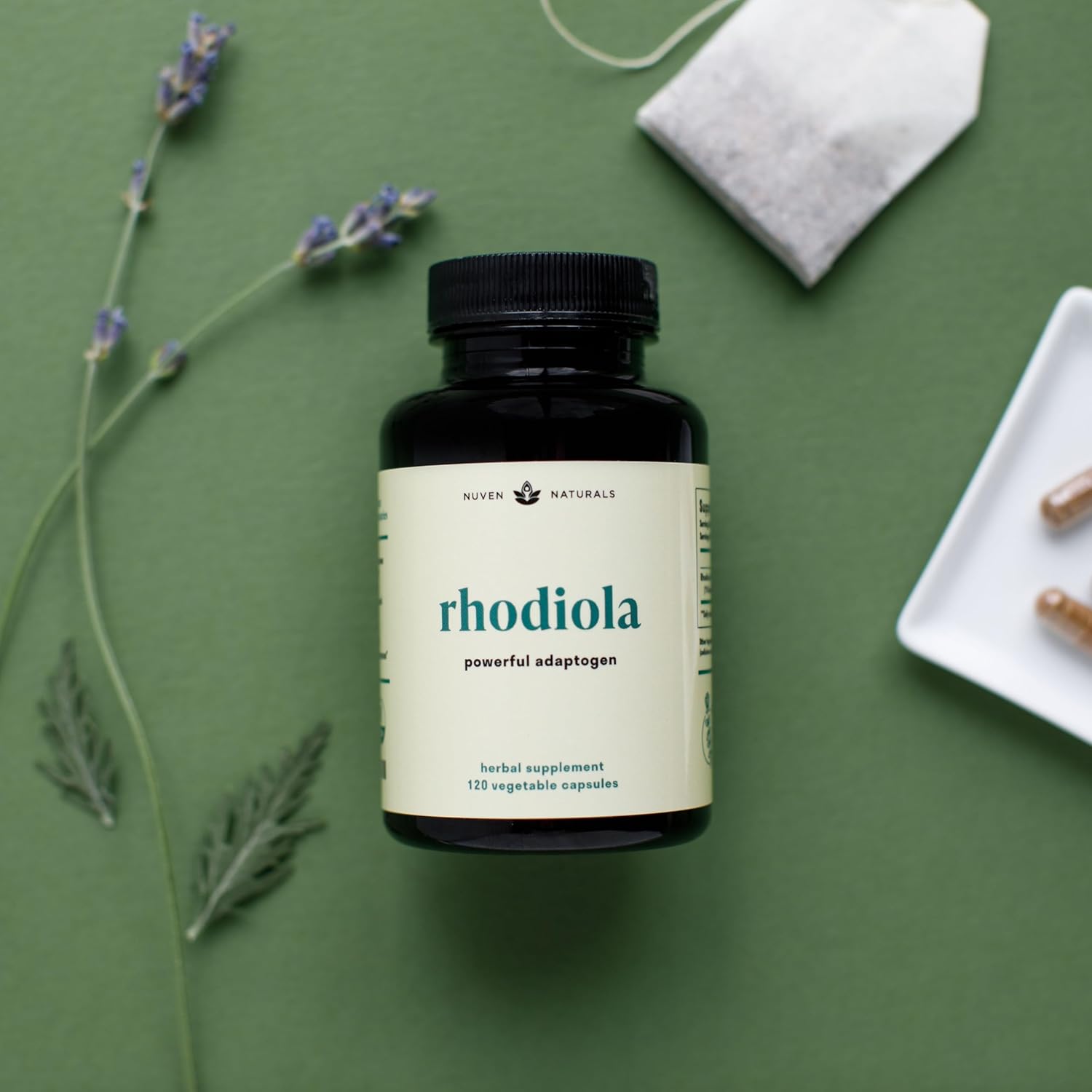 Rhodiola Rosea 600 Mg | 60 Servings | Ultra Potent Rhodiola Supplement With 3% Salidroside & 1% Rosavins For Stress Support, Mood Support & Energy - Adaptogens For Calm & Focus - Gluten Free & Non-Gmo : Health & Household