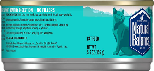 Natural Balance Original Ultra Grain Free Chicken Cat Food Wet Canned Food For Cats 5.5-Oz. Can (Pack Of 24)