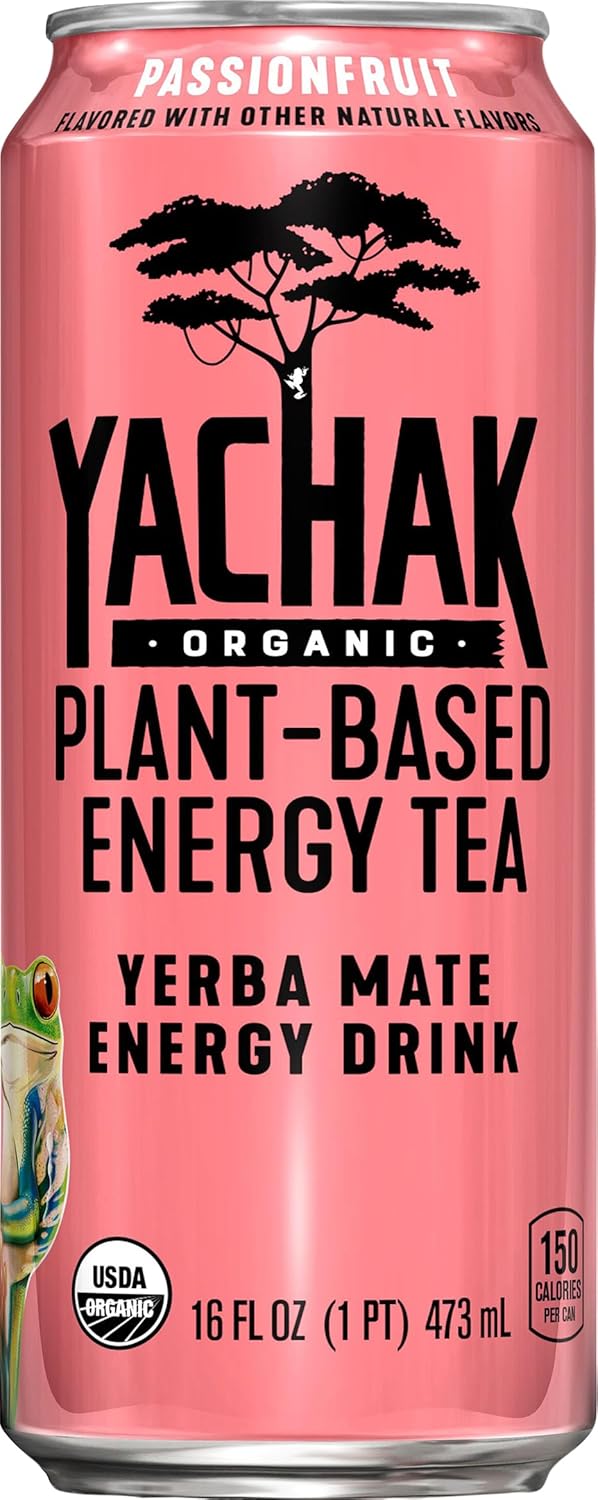 Yachak Organic Organic Passion Fruit Yerba Mate, 16 Fz : Grocery & Gourmet Food
