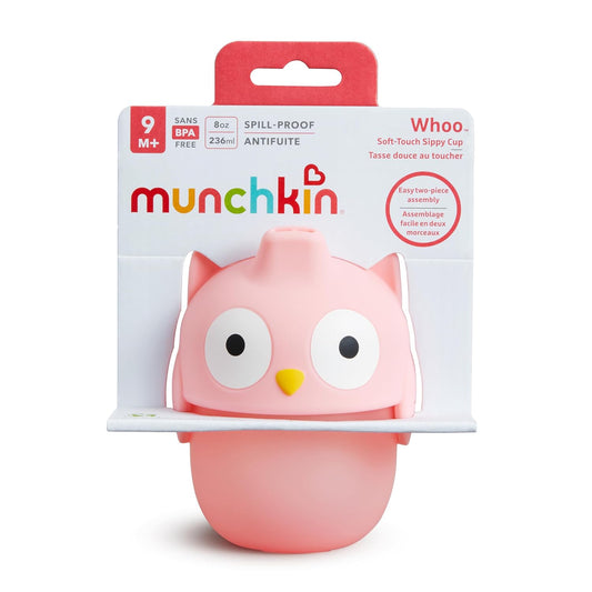 Whoo Soft-Touch Spill Proof Sippy Cup, 8 Ounce, Owl